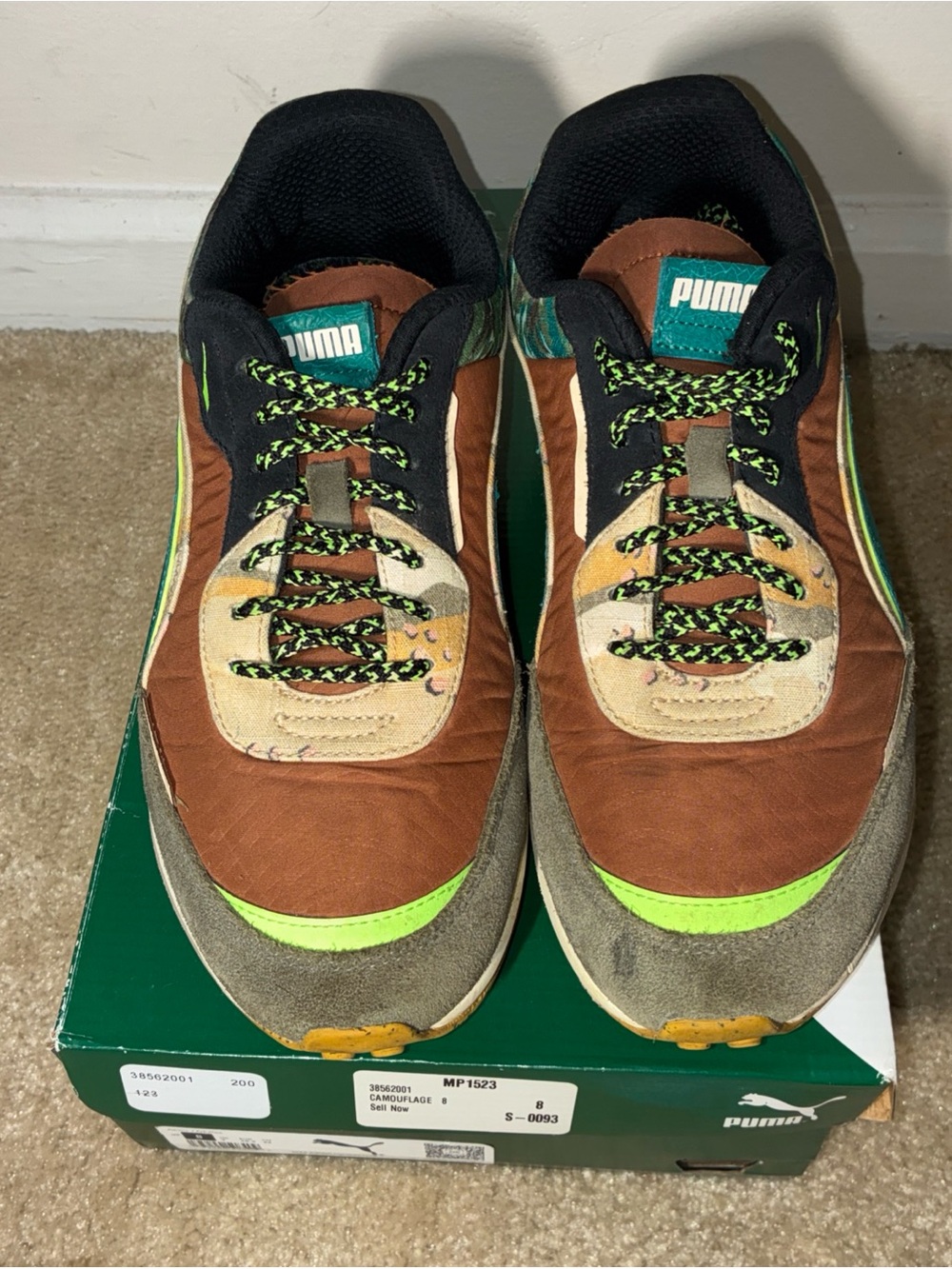 PUMA City Rider Camouflage Men's Size 8